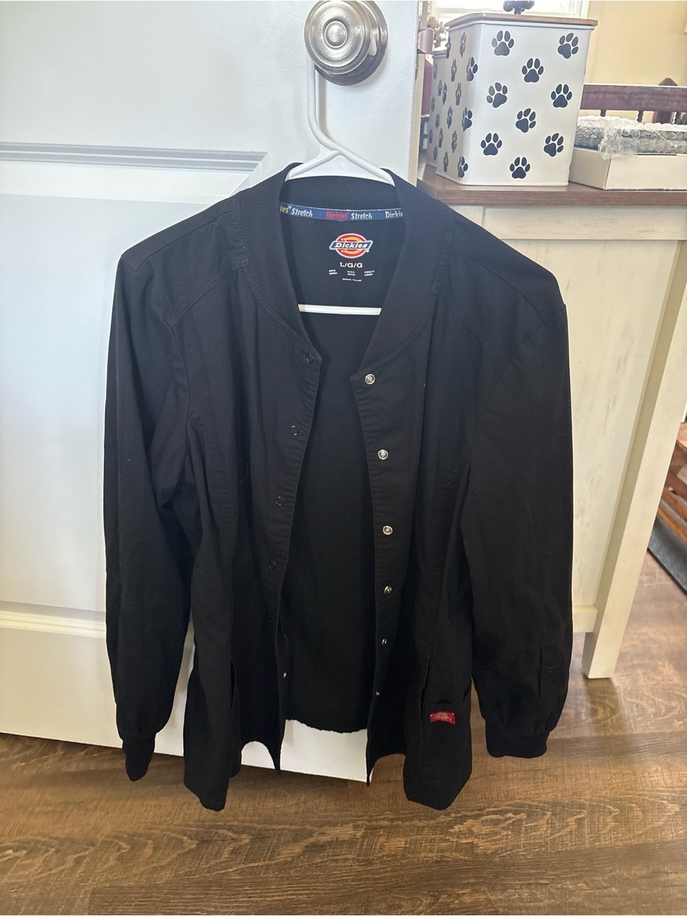 Dickies women's Black Work scrub Jacket